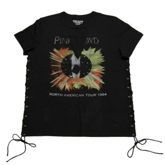 Pink Floyd keyhole 'torn' front drawstring sides size 2X - Picture 2 of 7